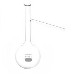 MATRAZ DE DESTILACION 500  ML PYREX