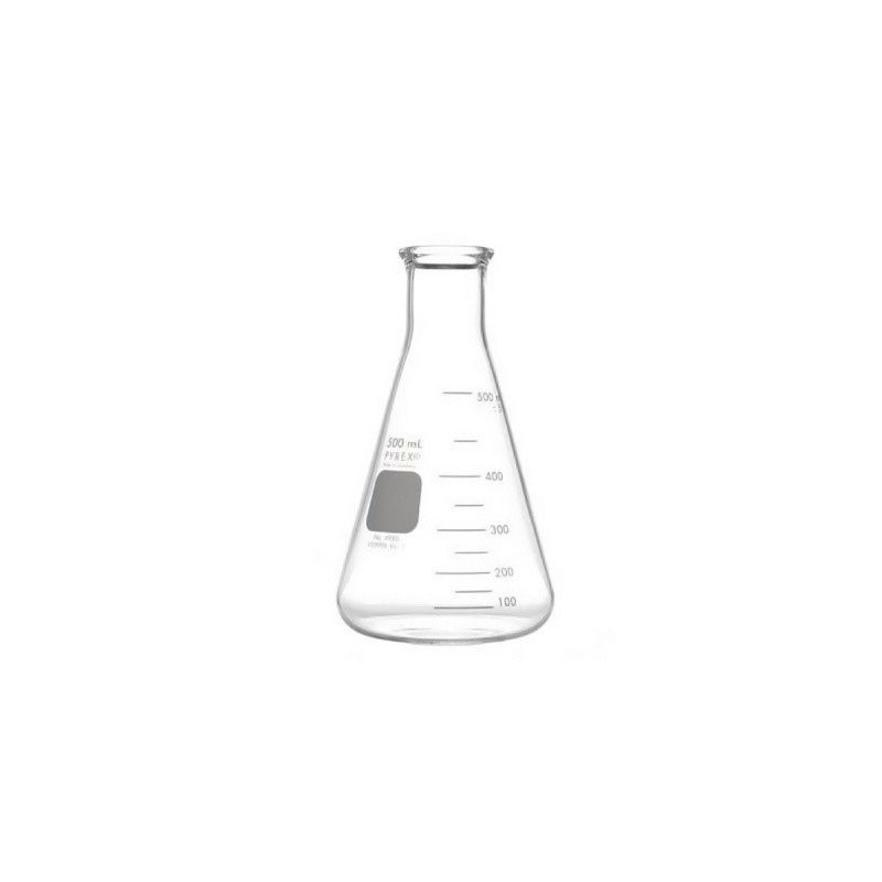 MATRAZ ERLENMEYER 500  ML PYREX