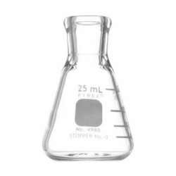 MATRAZ ERLENMEYER 25   ML  PYREX