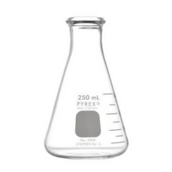 MATRAZ ERLENMEYER 250  ML PYREX