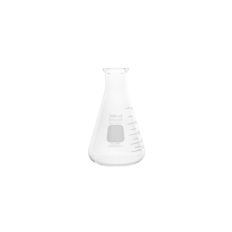 MATRAZ ERLENMEYER 300  ML PYREX