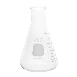 MATRAZ ERLENMEYER 300  ML PYREX