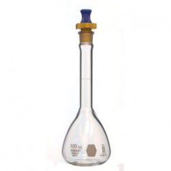 MATRAZ VOLUMETRICO 25ML TAPON DE POLIETILENO KIMAX