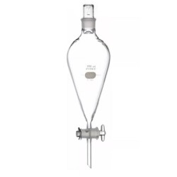 EMBUDO DE SEPARACION 250 ML T/LL VIDRIO PYREX